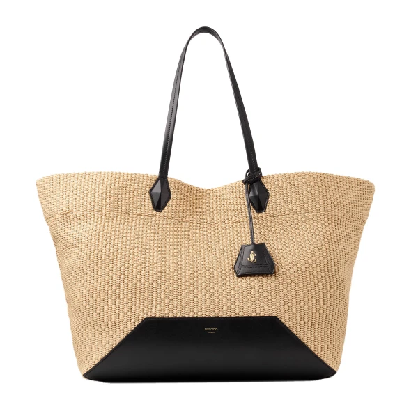 Beige Jimmy Choo Diamond Tote Large | Totes & Top-Handle Bags