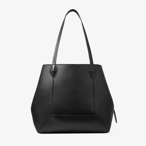 Black Jimmy Choo Diamond Tote Medium, view 6 | Totes & Top-Handle Bags
