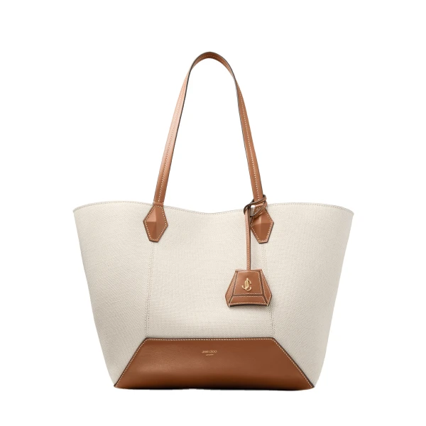 Beige Jimmy Choo Diamond Tote Medium | Totes & Top-Handle Bags