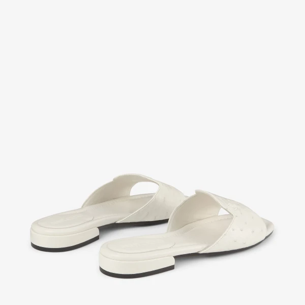 Latte Jimmy Choo Dina Flat, view 6 | Flats
