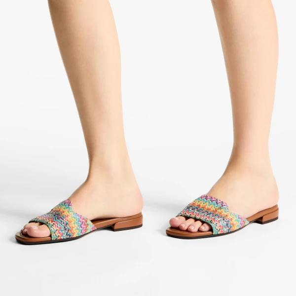 Multi Jimmy Choo Dina Flat, view 2 | Flats