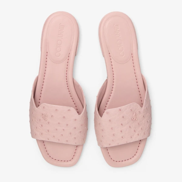 Rose Jimmy Choo Dina Flat, view 3 | Flats
