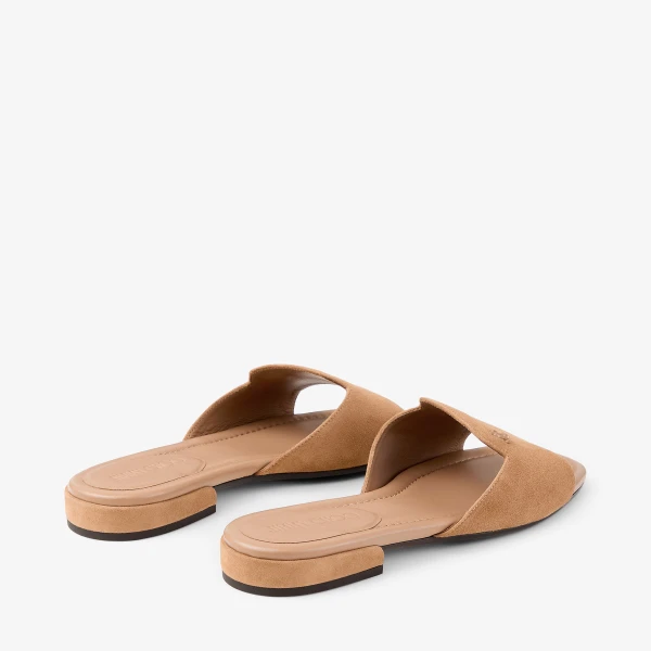 Toffee Jimmy Choo Dina Flat, view 5 | Flats