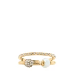 Metallic Jimmy Choo Double Ring | Rings