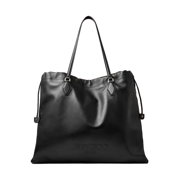 Black Jimmy Choo Drawstring Tote Large | Totes & Top-Handle Bags