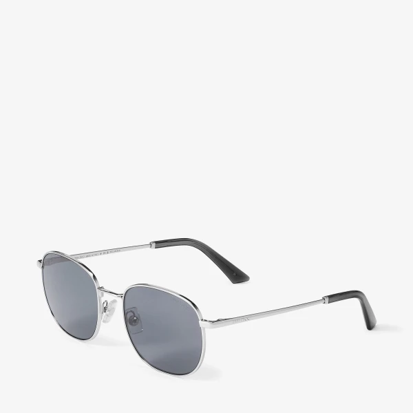 Silver Jimmy Choo Dune P Sunglasses, view 2 | Sunglasses
