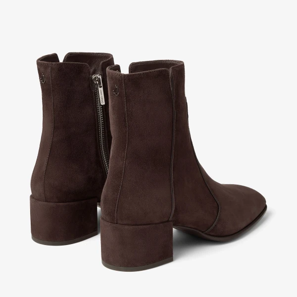Chocolate Jimmy Choo Eliot Ankle Boot 45, view 4 | Boots