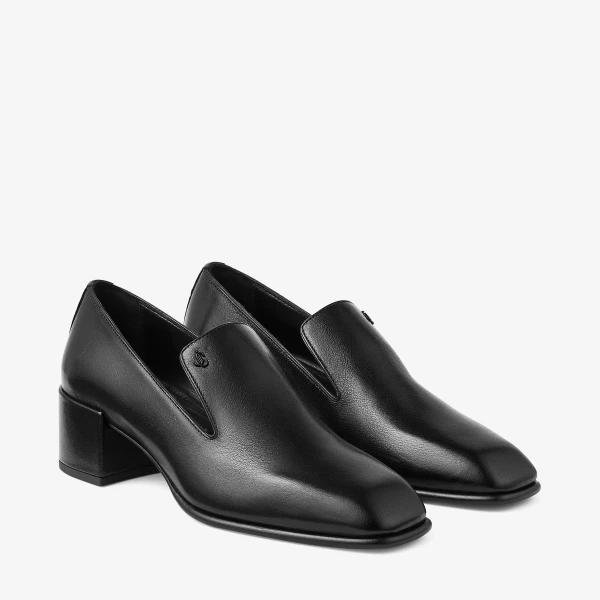 Black Jimmy Choo Eliot Slipper 45, view 2 | Flats