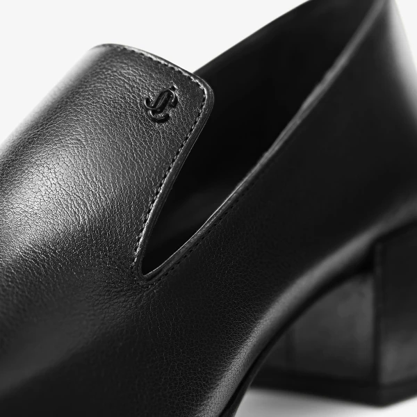 Black Jimmy Choo Eliot Slipper 45, view 3 | Flats