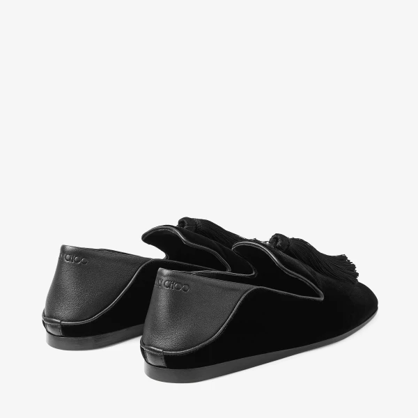 Black Jimmy Choo Eliot Slipper, view 6 | Flats