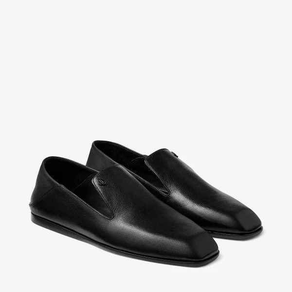 Black Jimmy Choo Eliot Slipper, view 2 | Flats