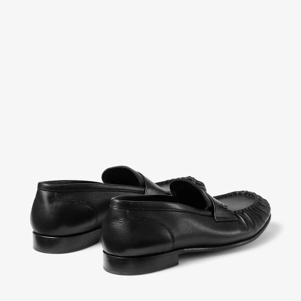 Black Jimmy Choo Ellis Loafer, view 6 | Loafers