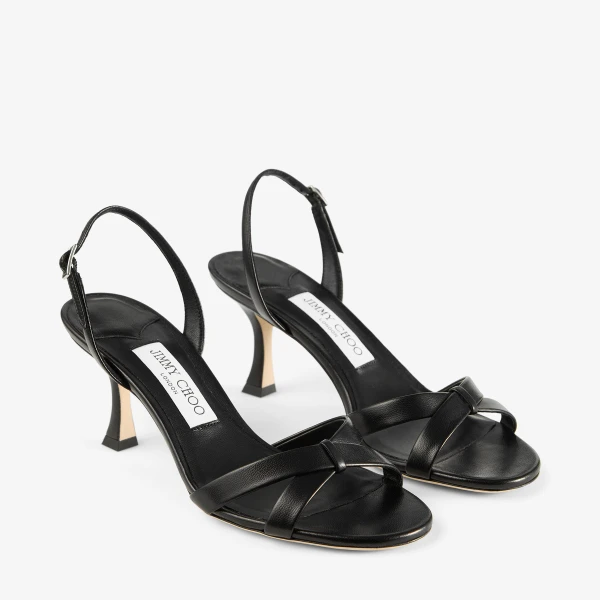 Black Jimmy Choo Elsy 70 Pumps, view 2 | Heels