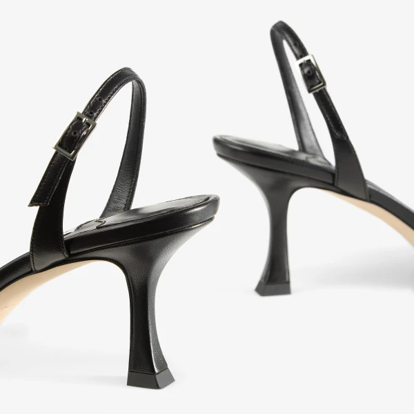 Black Jimmy Choo Elsy 70 Pumps, view 3 | Heels