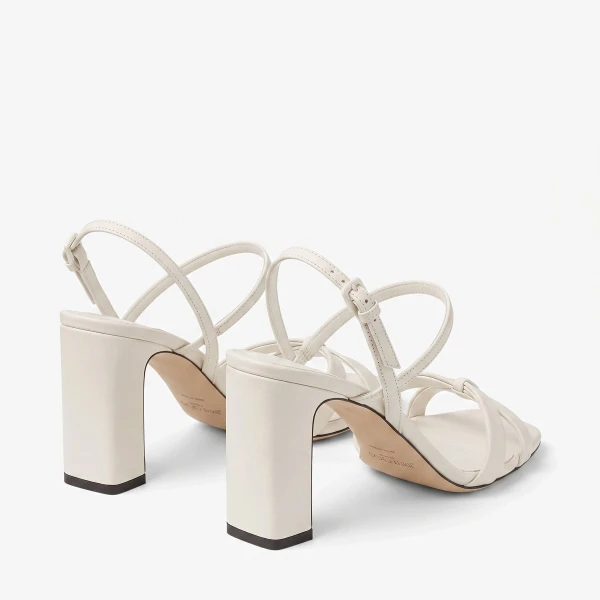 Latte Jimmy Choo Elsy Block Heel 85 Sandals, view 5 | Sandals