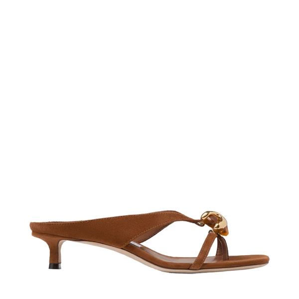 Beige Jimmy Choo Emeri Stone 35 Sandals | Sandals