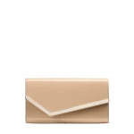 Beige Jimmy Choo Emmie Clutch Bag | Clutch Bags