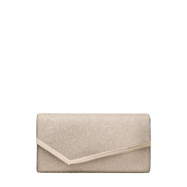 Metallic Jimmy Choo Emmie Clutch Bag | Clutch Bags