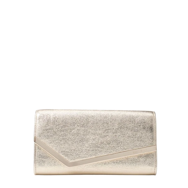 Metallic Jimmy Choo Emmie Clutch Bag | Clutch Bags