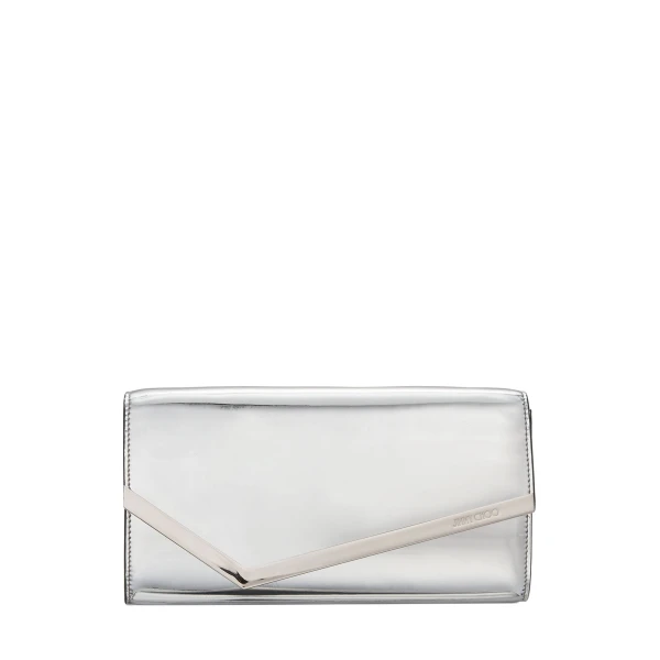 Metallic Jimmy Choo Emmie Clutch Bag | Clutch Bags