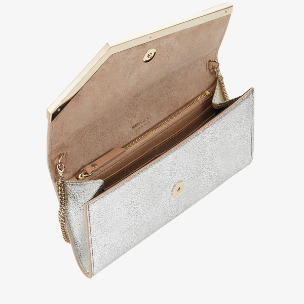 Champagne Jimmy Choo Emmie Mini Bag, view 2 | Mini Bags