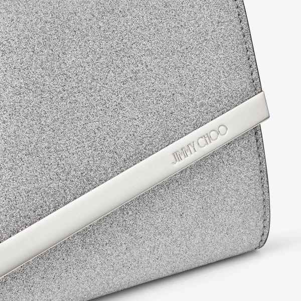 Silver Jimmy Choo Emmie Mini Bag, view 3 | Mini Bags