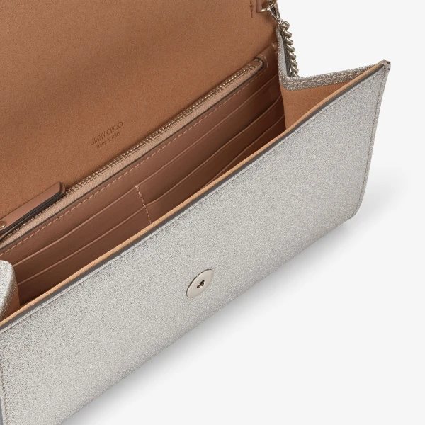 Silver Jimmy Choo Emmie Mini Bag, view 4 | Mini Bags