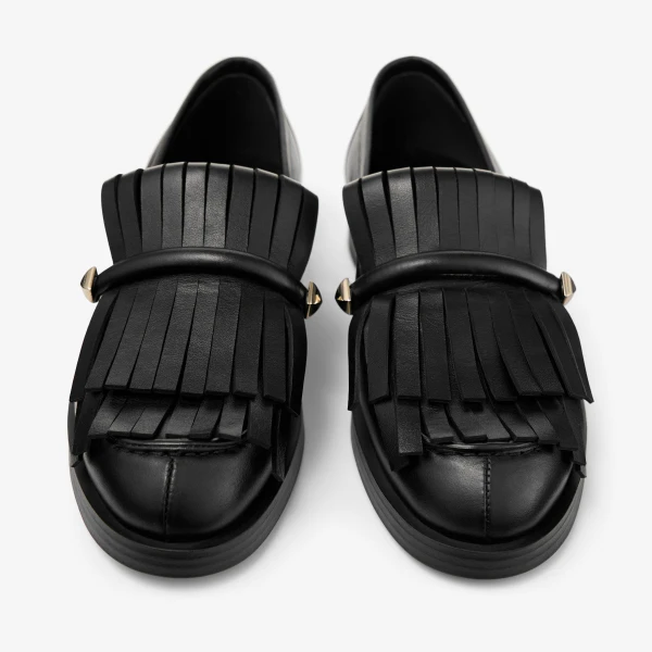 Black Jimmy Choo Eska Loafer, view 5 | Loafers