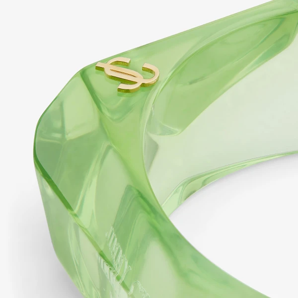 Clover and Gold Jimmy Choo Faceted Bracelet, view 3 | Bracelets