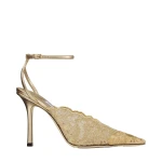 Metallic Jimmy Choo Faiz 100 Pumps | Heels