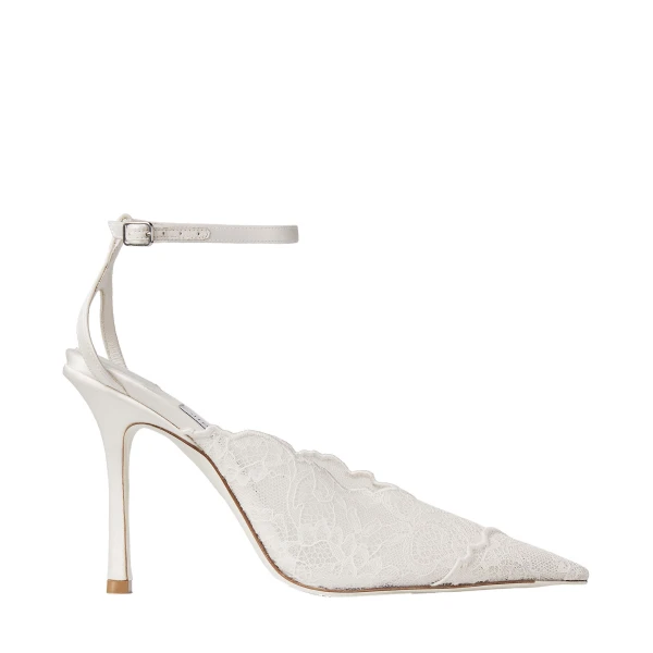 Ivory Jimmy Choo Faiz 100 Pumps | Heels