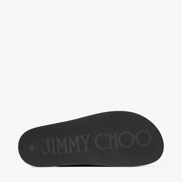 Black Jimmy Choo Fayence Sandal, view 4 | Sandals
