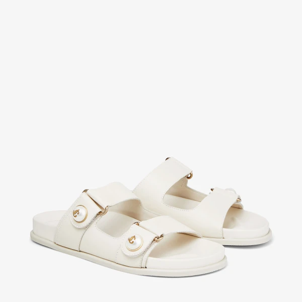 Latte Jimmy Choo Fayence Sandal, view 2 | Sandals