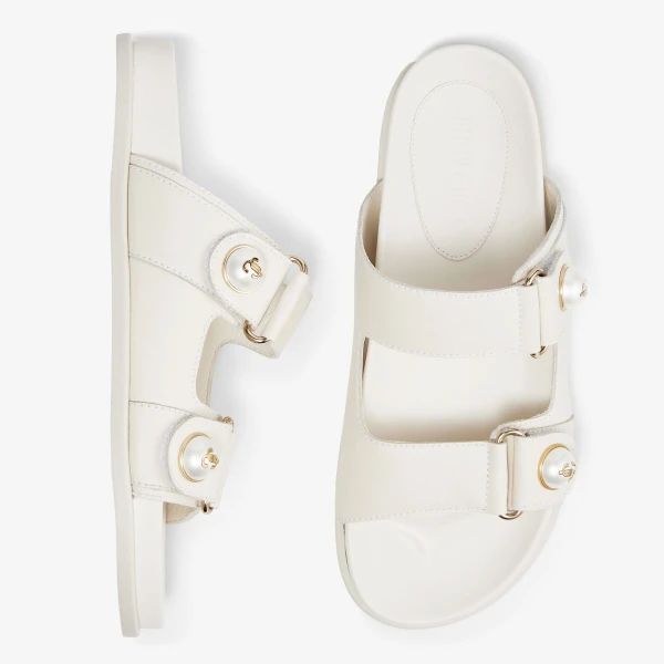Latte Jimmy Choo Fayence Sandal, view 5 | Sandals