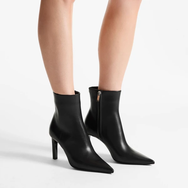 Black Jimmy Choo Frankie Ankle Boot 85, view 2 | Boots