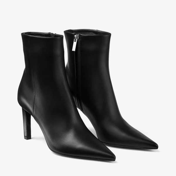 Black Jimmy Choo Frankie Ankle Boot 85, view 3 | Boots