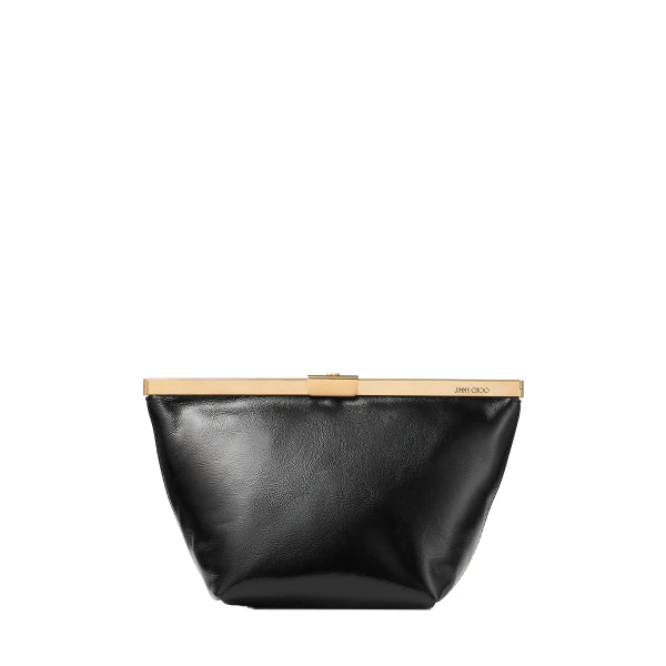 Black Jimmy Choo Ganache Clutch Bag | Clutch Bags