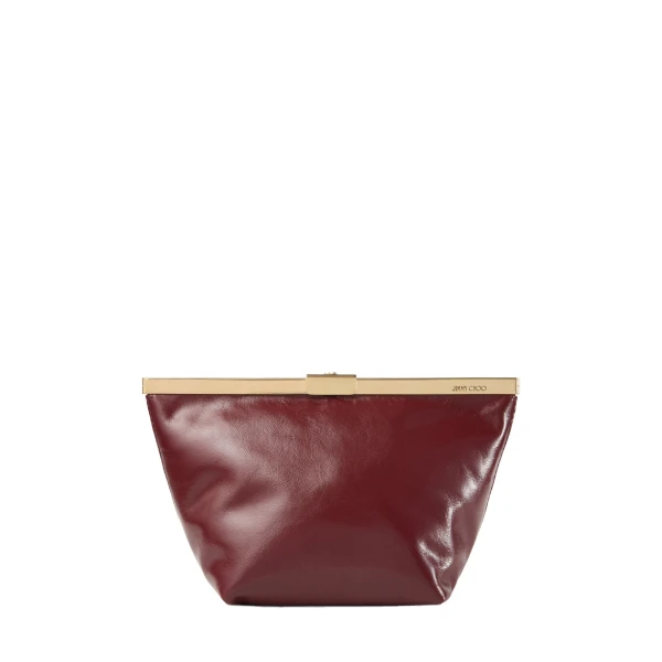 Red Jimmy Choo Ganache Clutch Bag | Clutch Bags