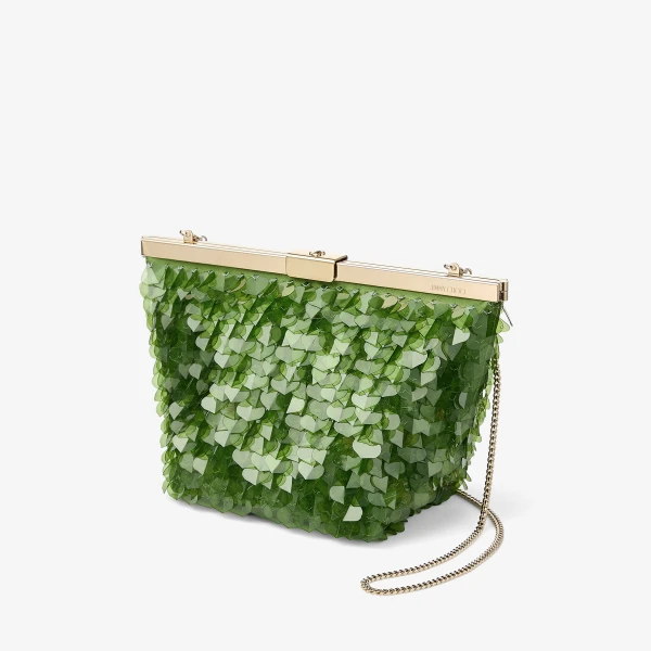 Clover Jimmy Choo Ganache Clutch Bag, view 3 | Clutch Bags