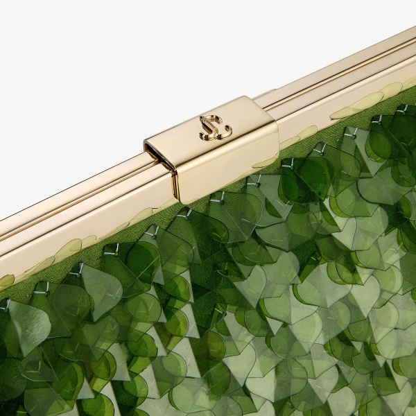 Clover Jimmy Choo Ganache Clutch Bag, view 4 | Clutch Bags