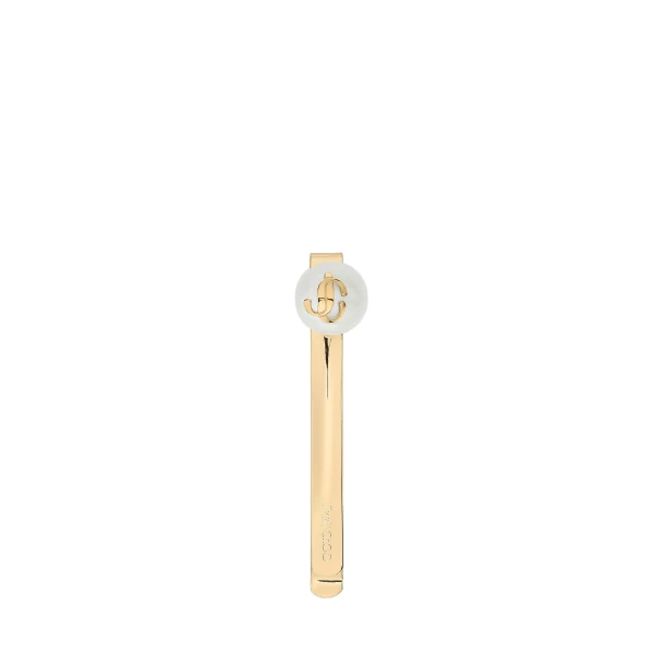 White Jimmy Choo Hair Slide | Hair Accessories