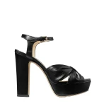 Black Jimmy Choo Heloise 120 Platform Sandals | Sandals