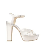 Ivory Jimmy Choo Heloise 120 Sandals | Sandals