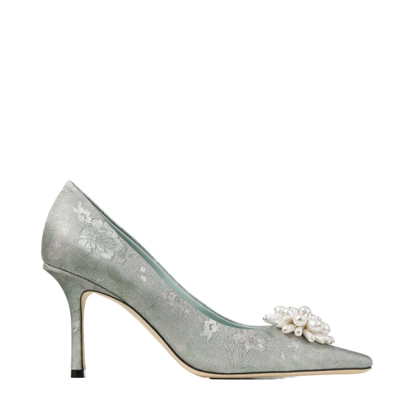 Green Jimmy Choo Ines Pump 85 | Heels