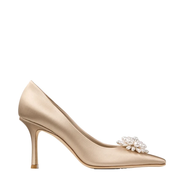 Beige Jimmy Choo Ines Pump 85 | Heels
