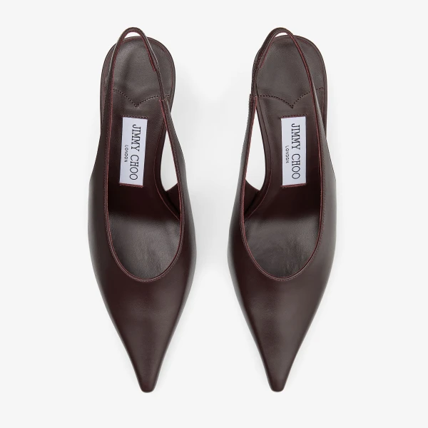 Deep Merlot Jimmy Choo Isa 80 Pumps, view 5 | Heels