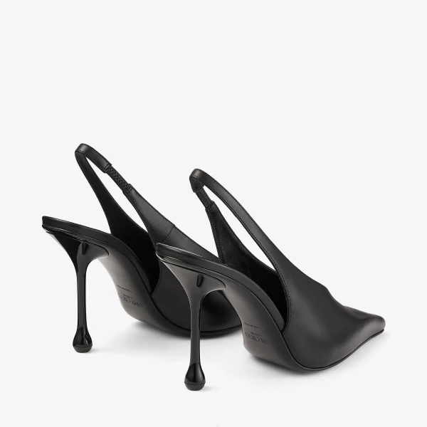 Black Jimmy Choo Isa 95 Pumps, view 6 | Heels