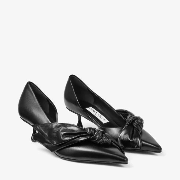 Black Jimmy Choo Issy Pump 50, view 3 | Heels