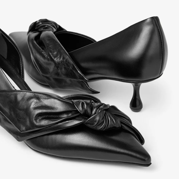 Black Jimmy Choo Issy Pump 50, view 4 | Heels