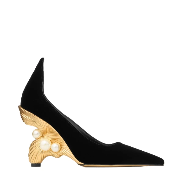 Black Jimmy Choo Ithaca 95 Pumps | Sandals